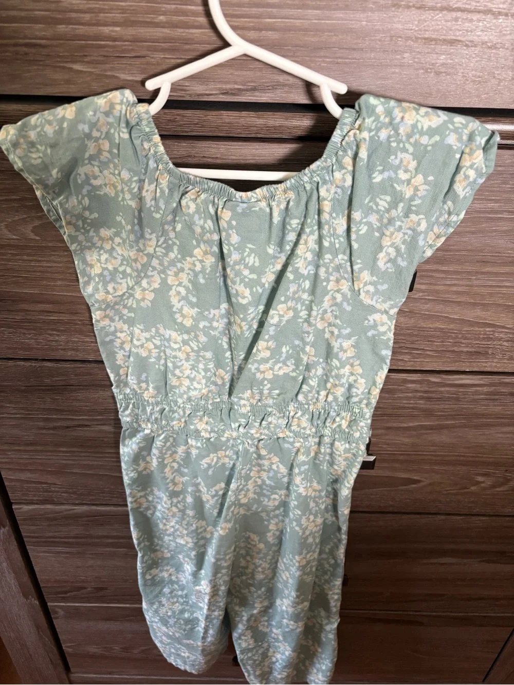 Osh Kosh B’Gosh Girls' Sage Floral Jumpsuit with Elastic Waist 3T